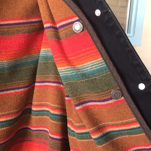 Vintage Gap denim chore jacket, blanket lining - Picture 3 of 5